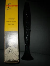 Vintage Tonette Recorder Instrument in Original Box with Instructions (SU104)