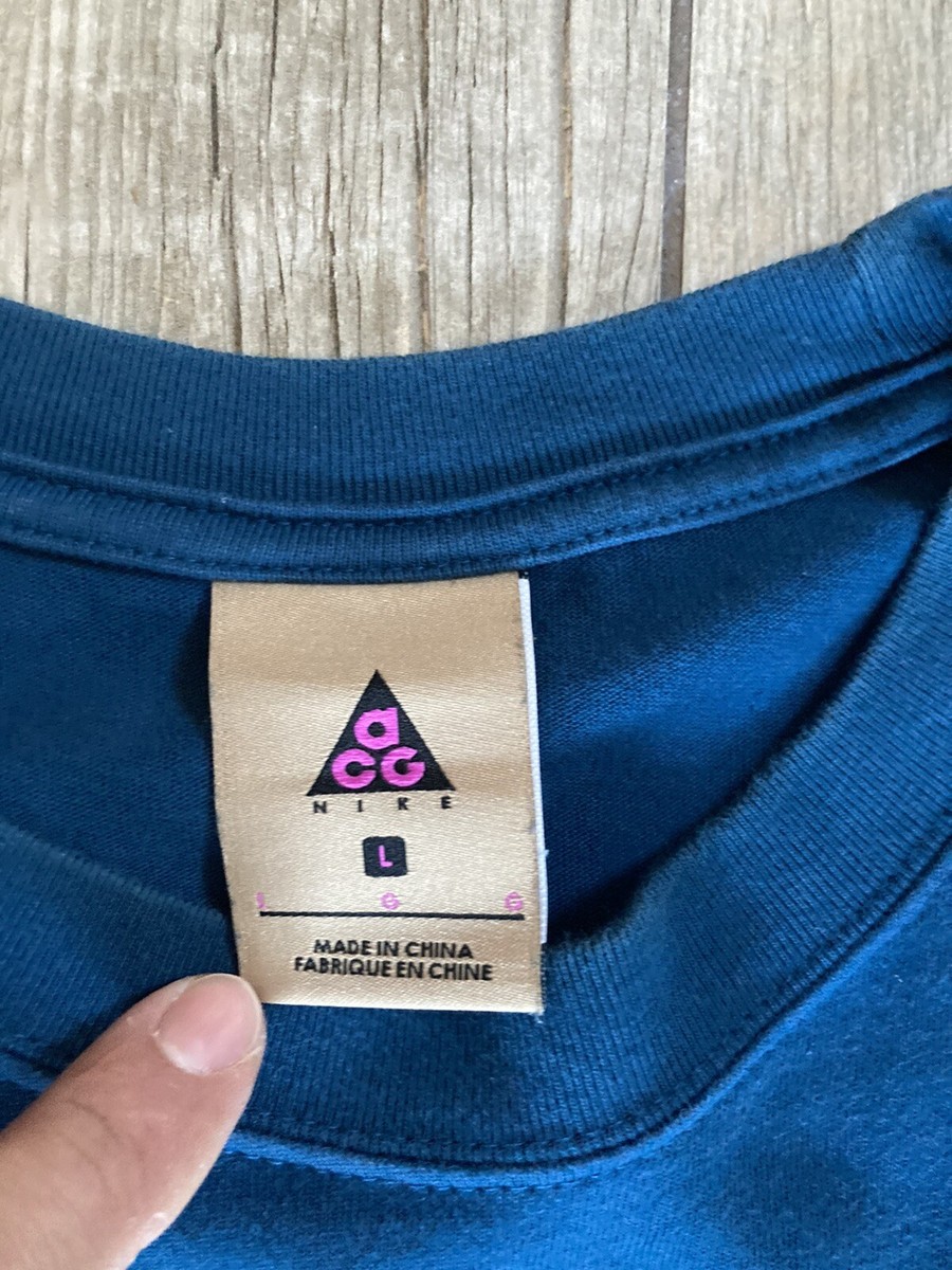 Nike ACG Sasquatch Tee Hiking T-Shirts Valerian Blue CT4174