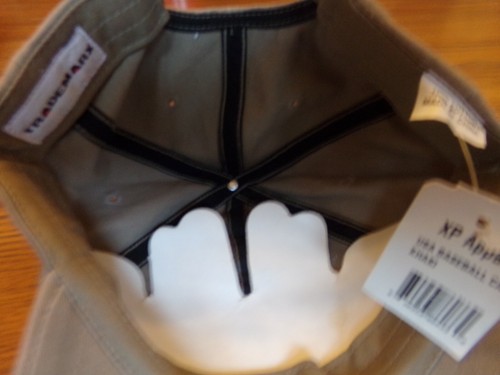 USA BASEBALL "Stars & Stripe " Trademarx Buckleback Khaki Hat Curve Bill $20 NWT - Picture 8 of 8