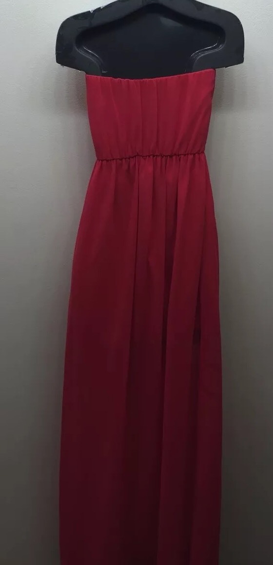 open lace back dress Zara Hot Pink V Neckline Maxi Dress