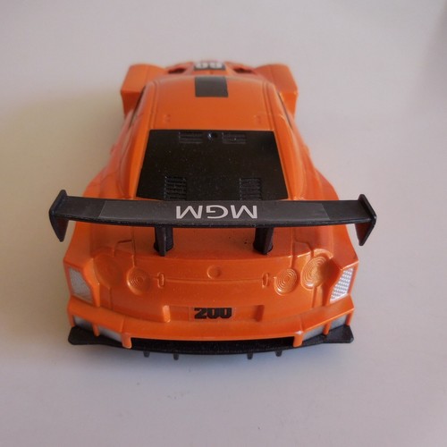 Remote Control Electric Racing Car Orange Black MGM GEMENOS France N7505 - Picture 3 of 12