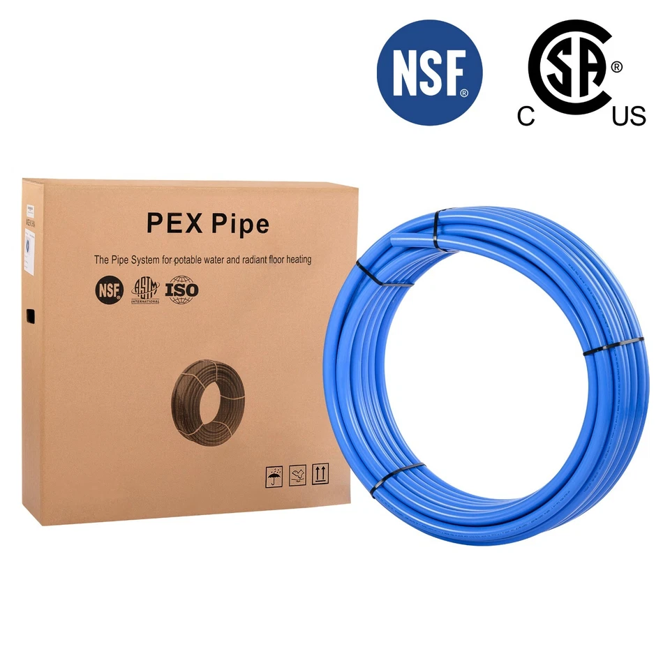 EFIELD 3/4" x 100ft Blue Pex B Tubing/Pipe For Potable Water With Pipe Cutter - Image 2 of 4
