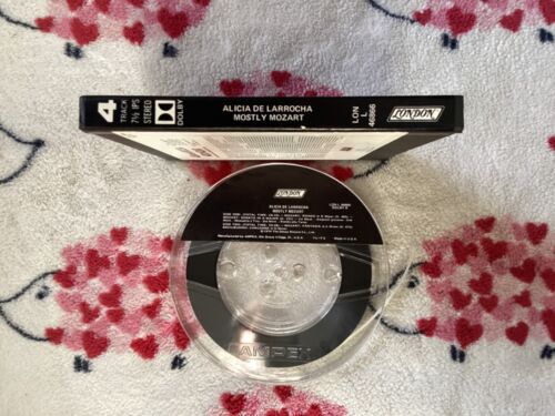 ALICIA de LARROCHA - MOSTLY MOZART (4 TRACK OPEN REEL TO REEL @7-1/2 ips) *MINT* - Picture 3 of 5