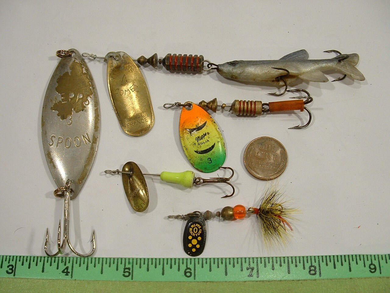 Vintage Mepps Mixed Lot Fishing Spinners eBay