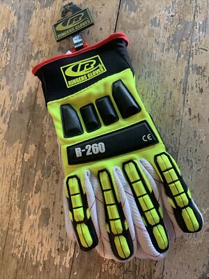 Ringers Mechanics Gloves R-260 Roughneck Cotton A2 Cut Rated Palm Size 2XL