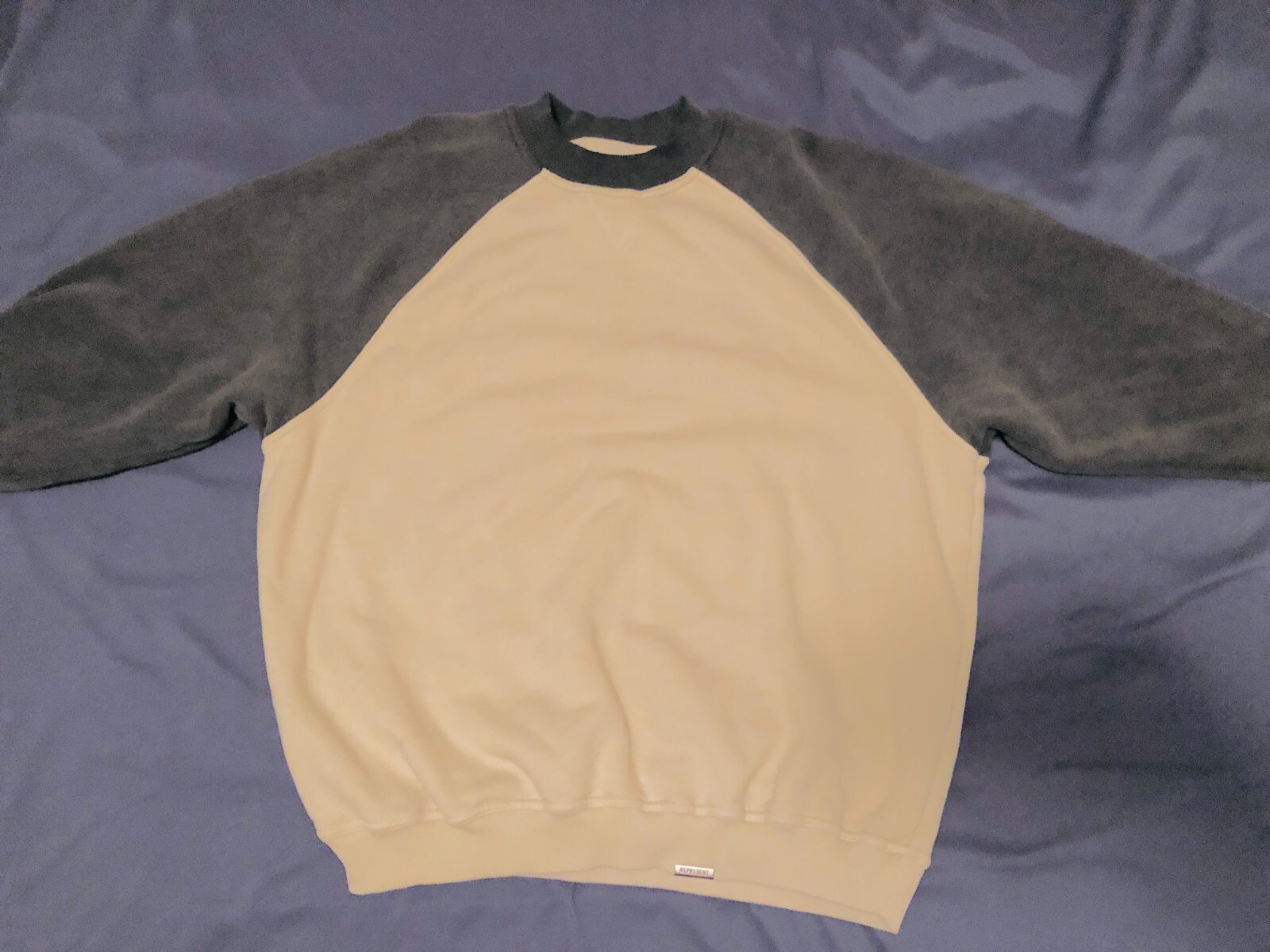 represent clo raglan sweater blank two tone L | eBay