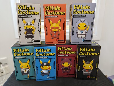 Pokemon Pikachu Villain Costume Figurines Toys Collectable