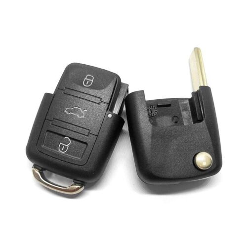 3 Button Flip Key Remote Fob Case Housing Shell For Seat Leon MK2 2006 - 2012 - Picture 8 of 12
