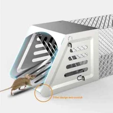 Single Door Mouse Trap Iron Net Rat Trap Rodent Trap Live Catch Cage Easy to Use
