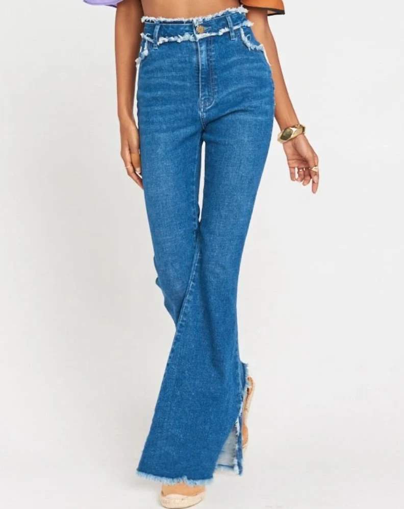 NWT SHOW ME YOUR MUMU Sz26 AUSTIN HI RISE FLARE STRETCH JEANS