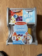 Melissa  Doug THIRST QUENCHER DISPENSER 12 Pcs Ages 3 