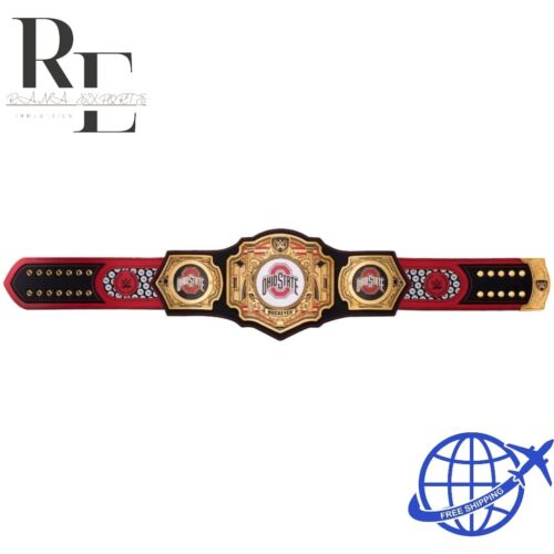 CINTURÓN TÍTULO RÉPLICA OHIO STATE BUCKEYES LUCHA PESADO LEGADO CAMPEONES - Imagen 7 de 7