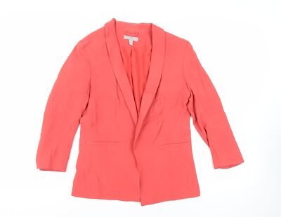 H&M Damen Sakko Blazer rot Größe 10