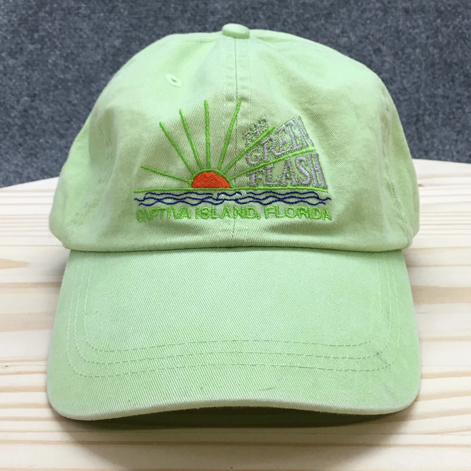 Gorra de béisbol The Green Flash Fahrenheit para hombre OS logotipo bordado ajustable Foto 3 de 4