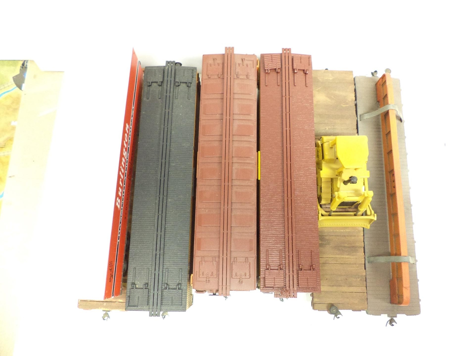 American Models/others S scale Freight cars(6), Milwaukee Road+ +, gc