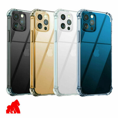 Handyhülle für Xiaomi Redmi Note 9/Mi10 Stoßfest Klar + Gratis Hartglas
