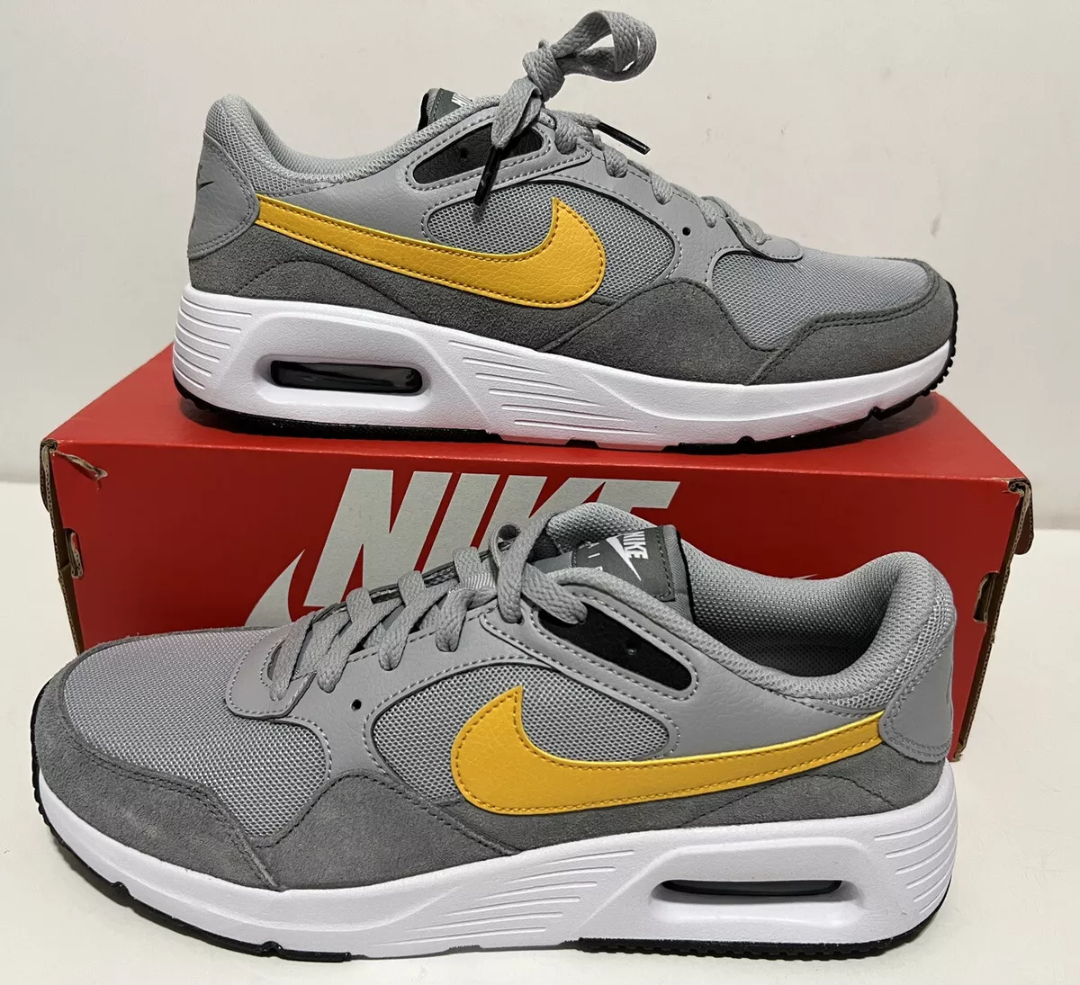 Nike Air Max SC Shoes Worf Grey yellow ochre