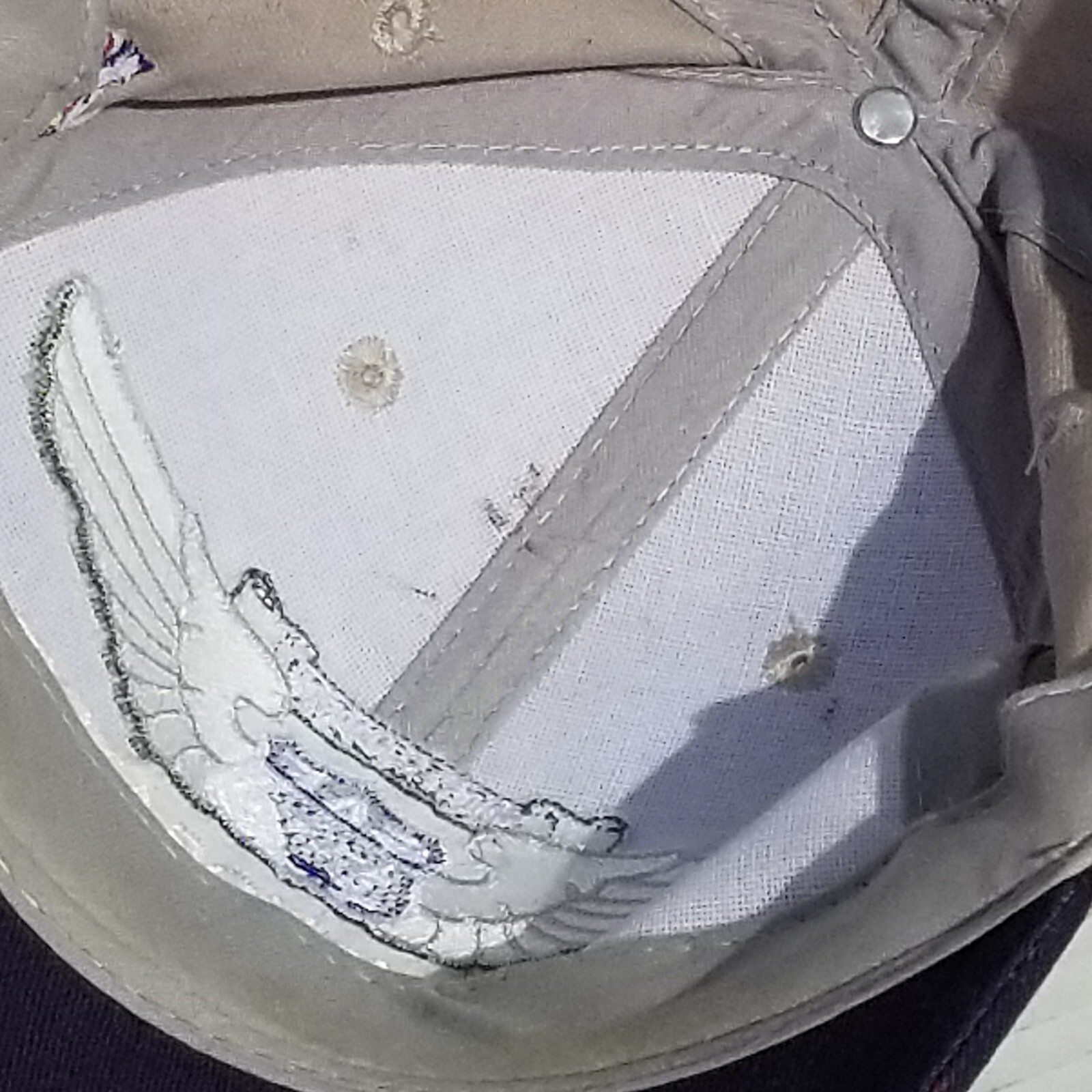 Air Force Ghost Squadron Hat Hook Loop Snapback B… - image 17