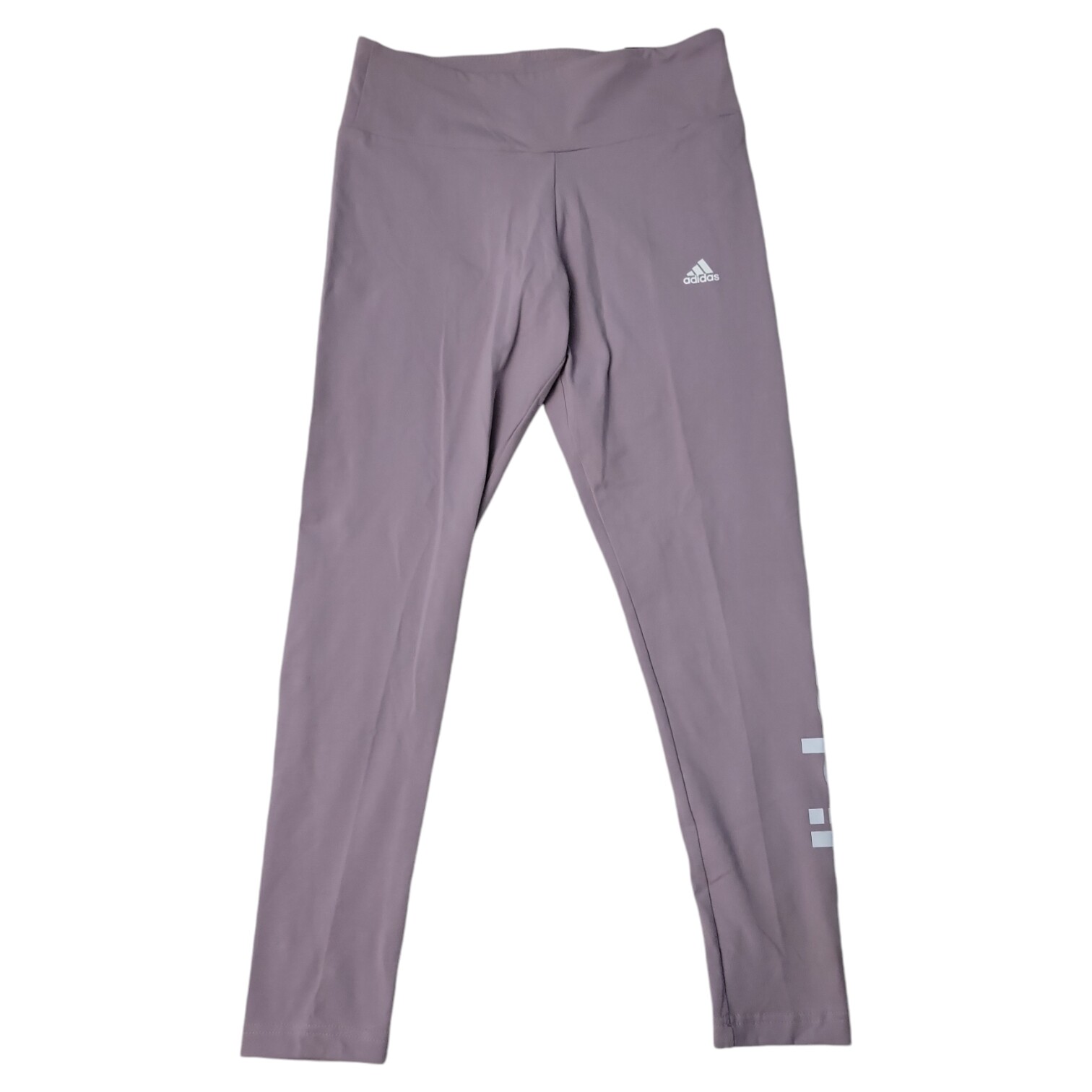 Облегающие леггинсы с логотипом Adidas Womens Essentials с завышенной талией (рис. 1)