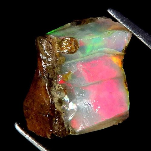 100% Natural Welo Fire Opal Rough Loose Gemstone 11X12X06 MM 4.70 Cts.