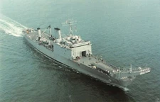 Postcard USS Fairfax County LST-1193 Tank Landing Ship