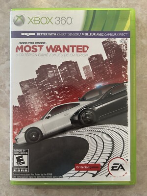 Need for Speed: Most Wanted ( Microsoft Xbox 360 , 2012 ) Complete