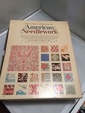 AMERICAN NEEDLEWORK WOMAN'S DAY BIG BOX OF PATTERNS W/ BOOK 1963