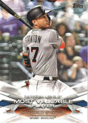 Giancarlo Stanton 2018 Topps MLB Awards #MLBA-13 Marlins ID:21341
