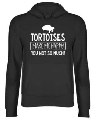 Schildkröten machen mich glücklich, Du nicht so viel lustig Herren Damen Hoodie Kapuzenoberteil
