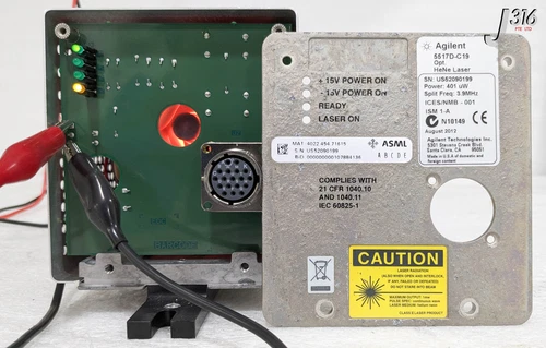 35311 AGILENT LASER HEAD, POWER: 401uW, 3.9MHZ, ASML 4022.454.71615 5517D-C19