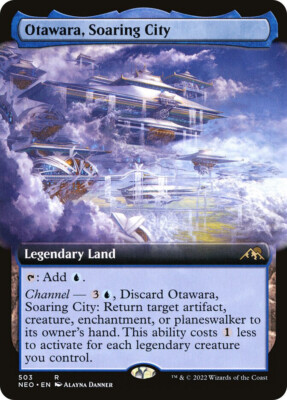 MTG Otawara, Soaring City アーティストプルーフ/AP MTG Otawara, Soaring City Extended Art - Kamigawa: Neon Dynasty