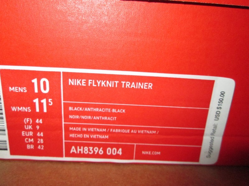 SALE NIKE TRIPLE FLYKNIT TRAINER BLACK ANTHRACITE TRIPLE NIKE AH8396 004 NEW SIZE 8.5-12 b1333b SALE NIKE TRIPLE FLYKNIT TRAINER BLACK ANTHRACITE TRIPLE NIKE AH8396 004 NEW SIZE 8.5-12 b1333b