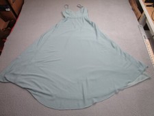 Show Me Your MuMu Dress Womens S Green Faith Maxi Silver Sage Crisp Princess Cut