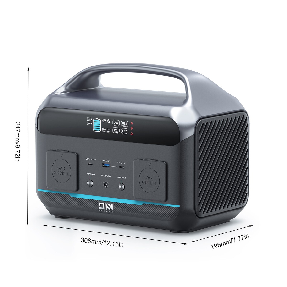 INFENO NEO 3.0 VE グリーン ジャンク　充電器付 DaranEner NEO300 PRO Portable Power Station Backup Battery Solar