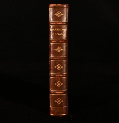 1920 Essays by Ralph Waldo Emerson Ramage Binding