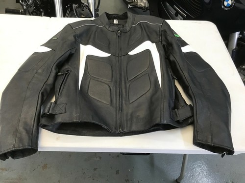LEATHER BIKE JACKET RIDEX SIZE LARGE | eBay