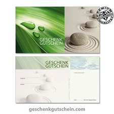 Gutscheinkarten "Standard" für Physiotherapie, Naturheilkunde MA1235