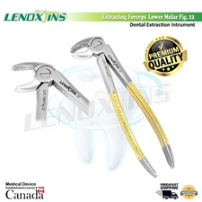 Dental Extracting Forceps Lower Molars Fig-22 Dental Extraction Instruments