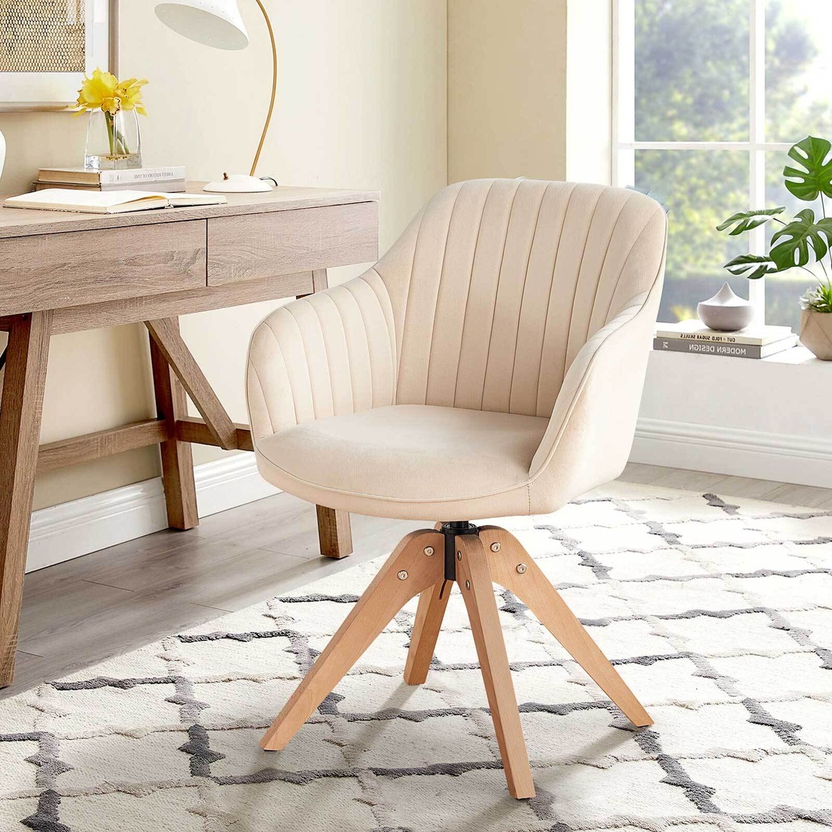 Dining Chairs Second Hand Bedroom Chairs 1PC Swivel Dining Chair