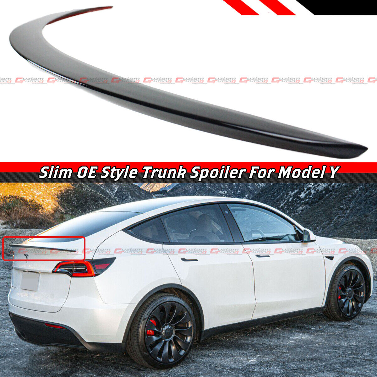 2020-2023 Tesla Model Y IMP Performance Carbon Fiber Trunk Spoiler