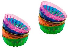 ILODA® 10-tlg Set Kompottschälchen Dessertschalen farbig Kunststoff Schüssel-Set