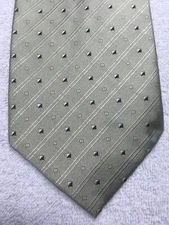 BERGAMO NEW YORK  MENS TIE SEA FOAM GREEN  4 X 60