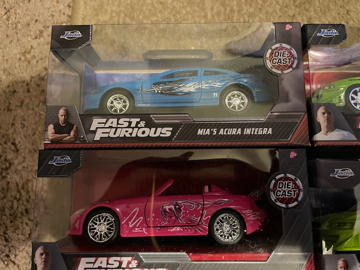 Jada Fast & Furious Integra, Honda S2000, Lancer Evolution