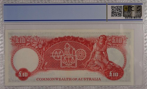 1960 Ten Pounds Coombs / Wilson Banknote in aUnc Condition - Picture 4 of 5