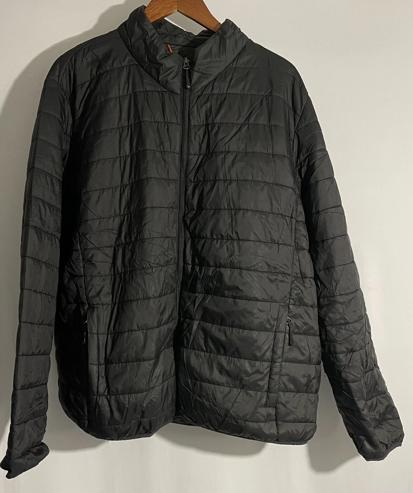 HAWKE & CO MENS JACKET - XL BLACK PUFFER DOWN .
