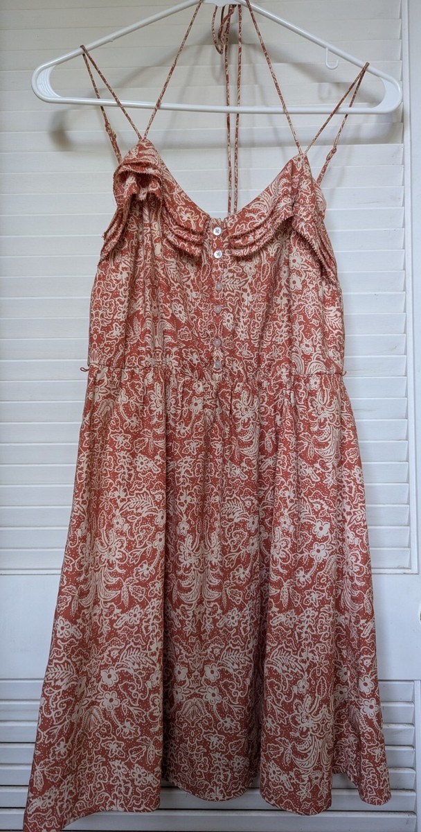 american eagle orange dress Halter top mini dress, Perfect for summer!, #dress