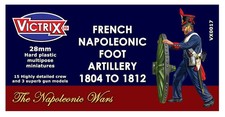 Victrix French Napoleonic Foot Artillery 1804-1812 VX0017 - New