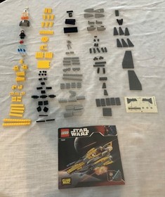 Lego Star Wars 7669 Anakin's Jedi Starfighter-Instruc. & Stickers-100% complete