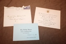 1953 Dated Pres. Eisenhower White House Invit...