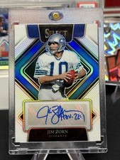 2021 Select Football Jim Zorn Auto White /35